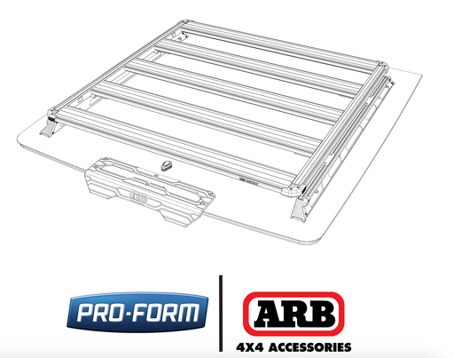 Kit di montaggio ARB Hardlid | per l'installazione dell'ARB BASERACK Platform 10058244