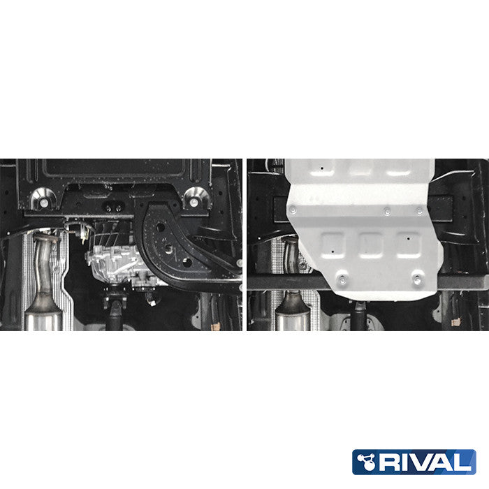 Protezione del transfer case Ford Ranger/Raptor 2012-2022 - 6mm | RIVAL 4X4 2333.1878.1.6 RIVAL