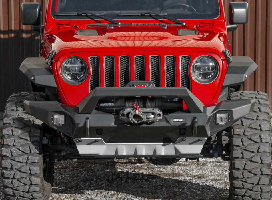 Paraurti anteriore RIVAL con luci a LED - Jeep Wrangler JK/JL/JT 2D.2701.2 RIVAL