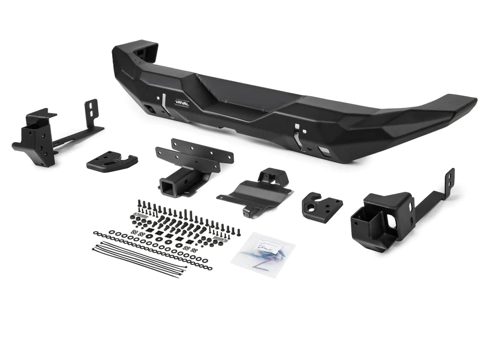 Paraurti posteriore RIVAL senza luci LED - 2018 Jeep Wrangler JL-Presente 2D.2723.2-NL RIVAL