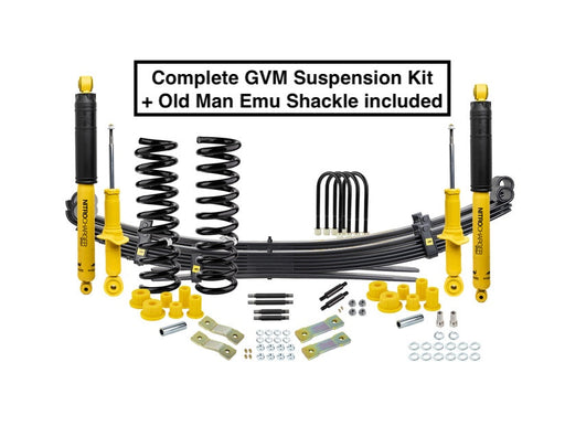 PTAC Kit sospensioni GVM OME per Ford Ranger 2012-2022 | a 3500Kg 3143+90039+EL104R+60102+OMEGS20+OMEGP10+OMESB118+OMEU66A+FK57 OME