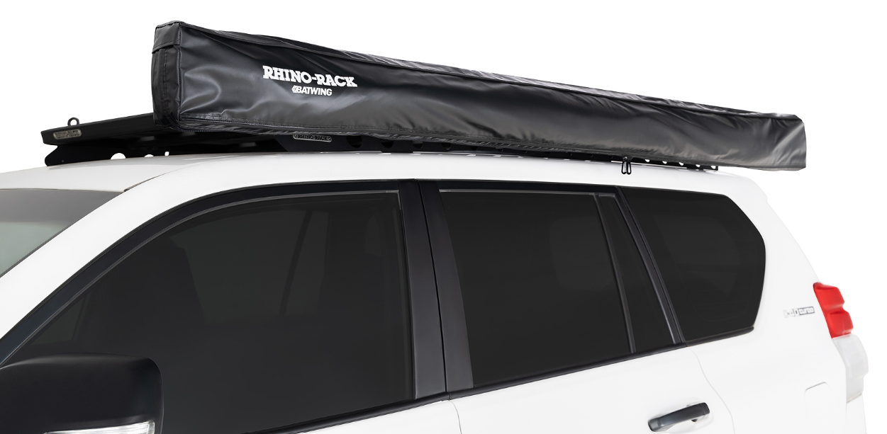 Tendalino Batwing circolare 270° RHINORACK 2,5 m (lato destro) - con fissaggi STOW IT 33115 Rhino Rack