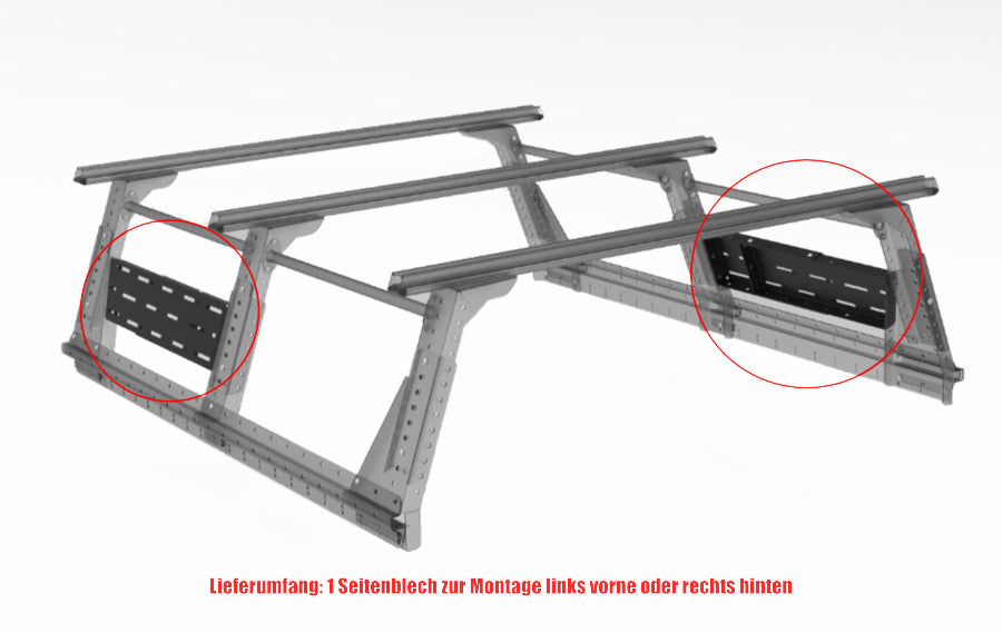 Fissaggi laterali opzionali per la cabina supplementare estensibile Multi-Rack 55-01-0070 Rhino Rack