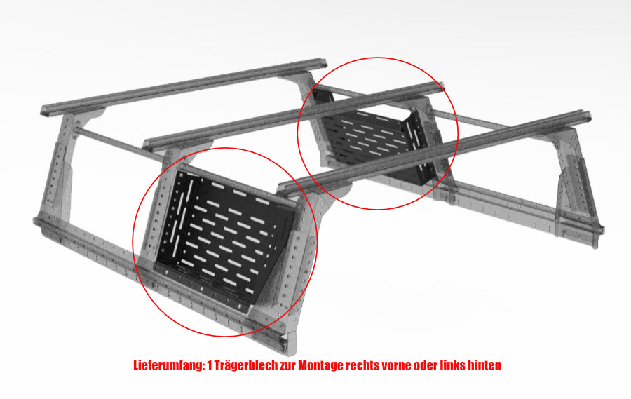 Opzione piastra morbida per Multi-Rack estensibile per cabina extra 55-01-0140 Rhino Rack