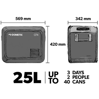 Dometic CFX3 25 - Raffreddatore portatile 25L - Ultra Performance - Xperts 4x4