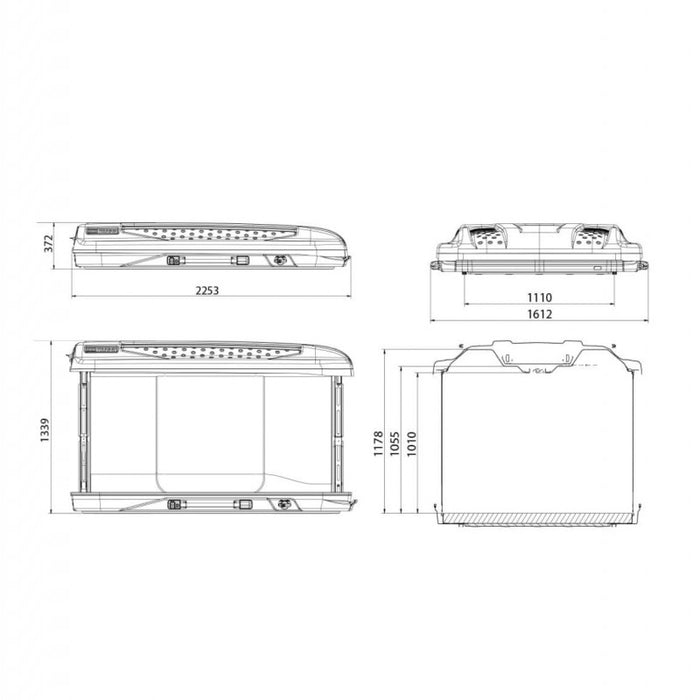 Tende da tetto Altitude Electric | ARB 802500 ARB