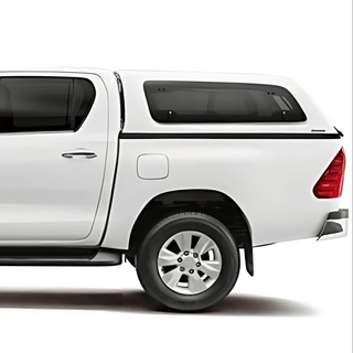 Hardtop Aeroklas Stylish Toyota Hilux DC 2016+ | Finestre incernierate Aeroklas 040 : Bianco (Blanc) 304130300219-040 Xperts4x4