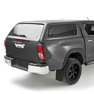 Hardtop Aeroklas Stylish Toyota Hilux DC 2016+ | Finestre incernierate Aeroklas 1G3 : Grigio 304130300219-1G3 Xperts4x4