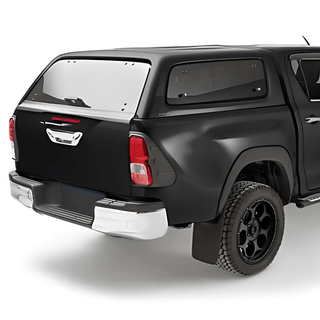 Hardtop Aeroklas Stylish Toyota Hilux DC 2016+ | Finestre incernierate Aeroklas 218 : Nero (Noir) 304130300219-218 Xperts4x4