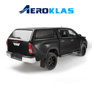 Hardtop Aeroklas Elegante Toyota Hilux DC 2016+ | Finestrini incernierati Aeroklas Xperts4x4