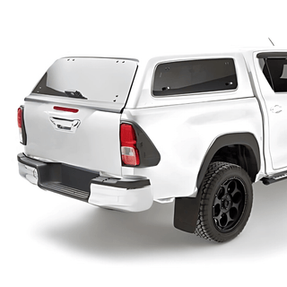 Hardtop Aeroklas Elegante Toyota Hilux DC 2016+ | Aeroklas Finestre incernierate 089: Bianco Perla 304130300219-089 Xperts4x4