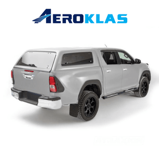 Hardtop Aeroklas Elegante Toyota Hilux DC 2016+ | Finestrini incernierati Aeroklas Xperts4x4