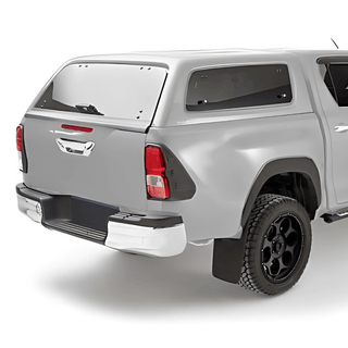 Hardtop Aeroklas Elegante Toyota Hilux DC 2016+ | Aeroklas Finestre incernierate 1D6 : Argento (Argenté) 304130300219-1D6 Xperts4x4