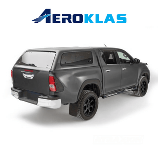 Hardtop Aeroklas Elegante Toyota Hilux DC 2016+ | Finestrini incernierati Aeroklas Xperts4x4