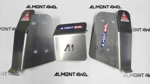 ALMONT4WD  ALMONT4WD Protezione sottoscocca | Ammortizzatori posteriori | Toyota HDJ80 - - Xperts 4x4