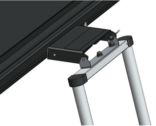 Tende da tetto Staffa di estensione per scala LT-50 Alu-Cab Alu-Cab AC-A-LW-LAD-EXT Xperts4x4