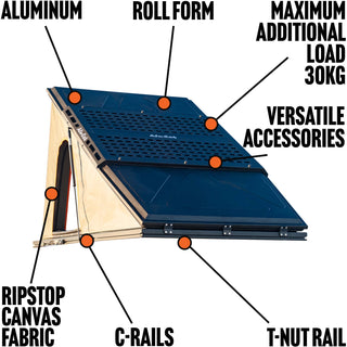 Tende da tetto LT-50 Cabina leggera in alluminio | Cabina in alluminio AC-RT-LW Xperts4x4