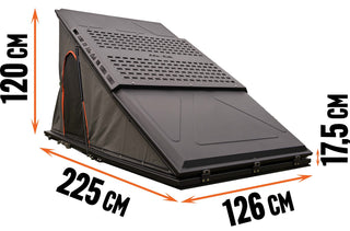 Tende da tetto LT-50 Cabina leggera in alluminio | Cabina in alluminio AC-RT-LW Xperts4x4