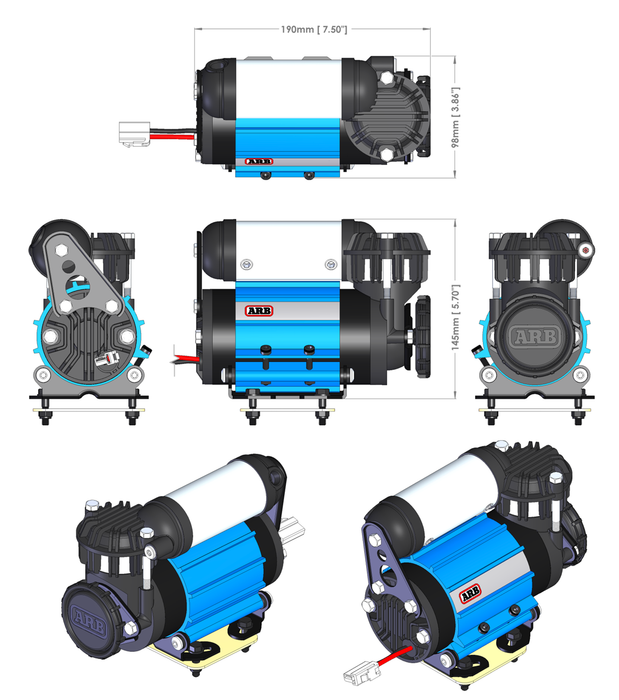 Compressore 12V 61L/min - ARB ARB