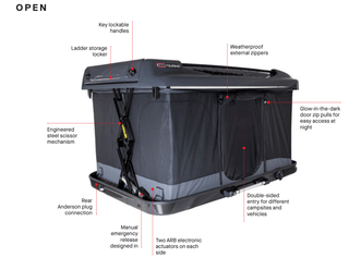 Tende da tetto Altitude Electric | ARB ARB 802500 Xperts4x4