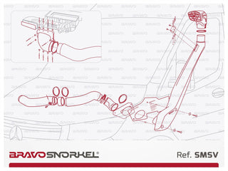 Snorkel Bravo 4x4 - Mercedes Sprinter 2018+ - Snorkel Bravo - Xperts 4x4