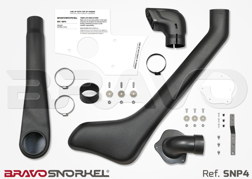 Snorkel Bravo 4x4 - Nissan Patrol Y61 - Snorkel Bravo - Xperts 4x4