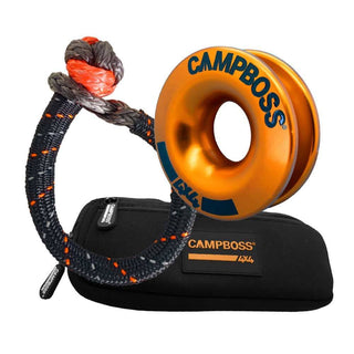 CAMPBOSS  Campboss Anello+grillo flessibile 10 000 kg | 4X4 4x4 Arancione A4A-BR-OE Xperts4x4