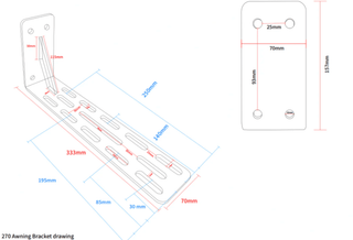 Tendalino  Campboss  Campboss 4x4 Circolare 270° XL - A libera installazione - 4x4 - Xperts 4x4