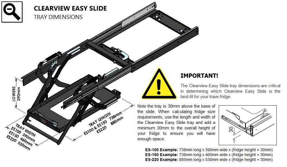 ClearView  ClearView Piattaforma di discesa - Easy Slide - - Xperts 4x4