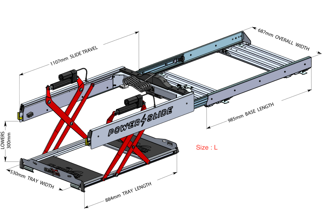 ClearView Scivolo elettrico a caduta - | N°1 in tutto il mondo CV-PS-L ClearView