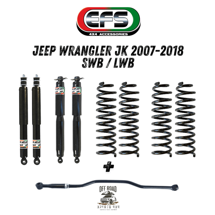 Kit sospensioni Jeep Wrangler JK | EFS ELITE | +40mm/+75mm - EFS - Xperts 4x4