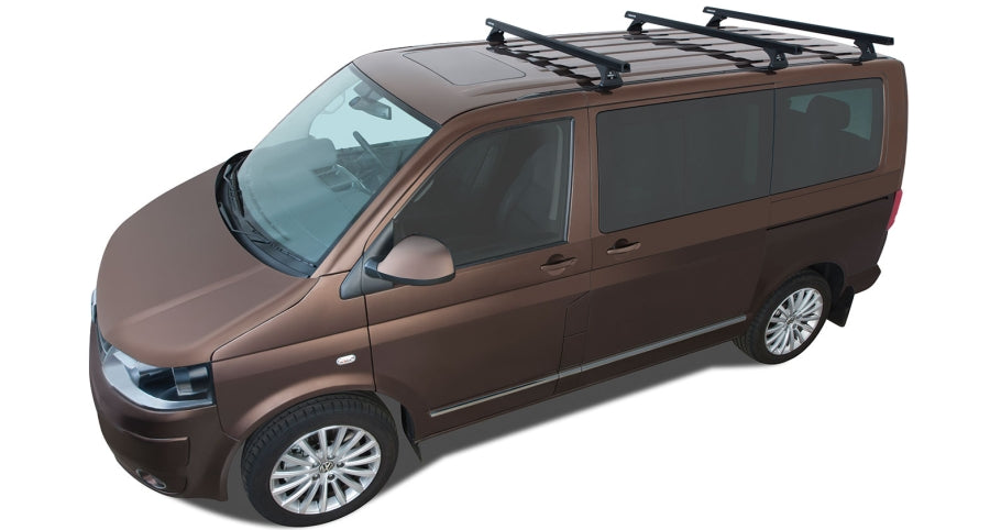 Kit 3x barre portatutto Rhinorack | VW Transporter T6 | Per Overland JA9096 Rhino Rack