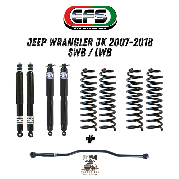 Kit sospensioni Jeep Wrangler JK | EFS ELITE | +40mm/+75mm 010.JJK07CD-K40 + 010.10-1055 EFS