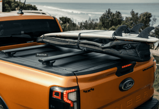 Kit di 2x barre da tetto Mountain Top | Ford Ranger/Raptor 2023+ NEXT GEN MountainTop - REAL TRUCKS CB FLEX LB04 Xperts4x4