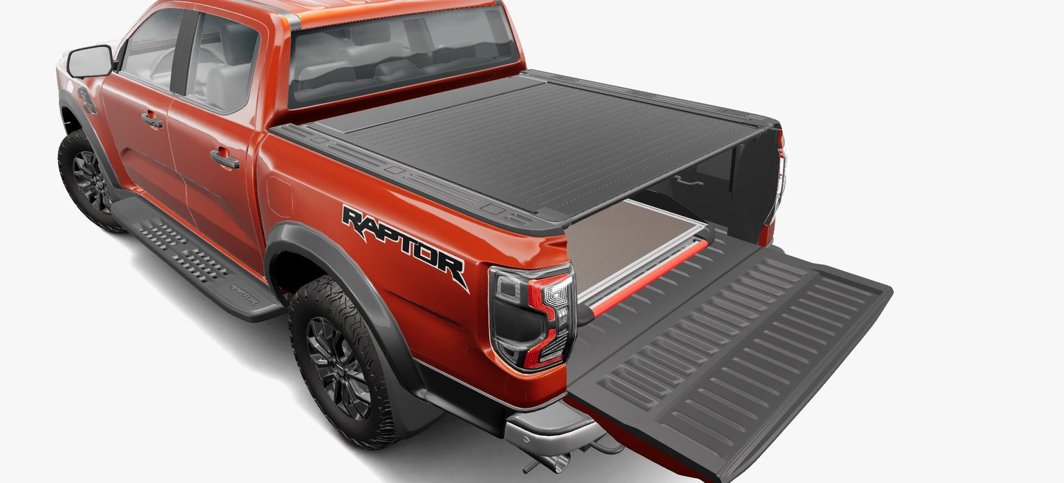 Ford Ranger/Raptor 2023+ Piattaforma scorrevole | Mountain Top MTS FO10 A01 + MTS 0002 Mountain Top