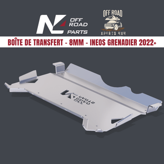 Corazza Transfer Case Ineos Grenadier 2023+ | Alluminio 8mm - N4-Offroad N4 OFFROAD N4-BLBT99A Xperts4x4