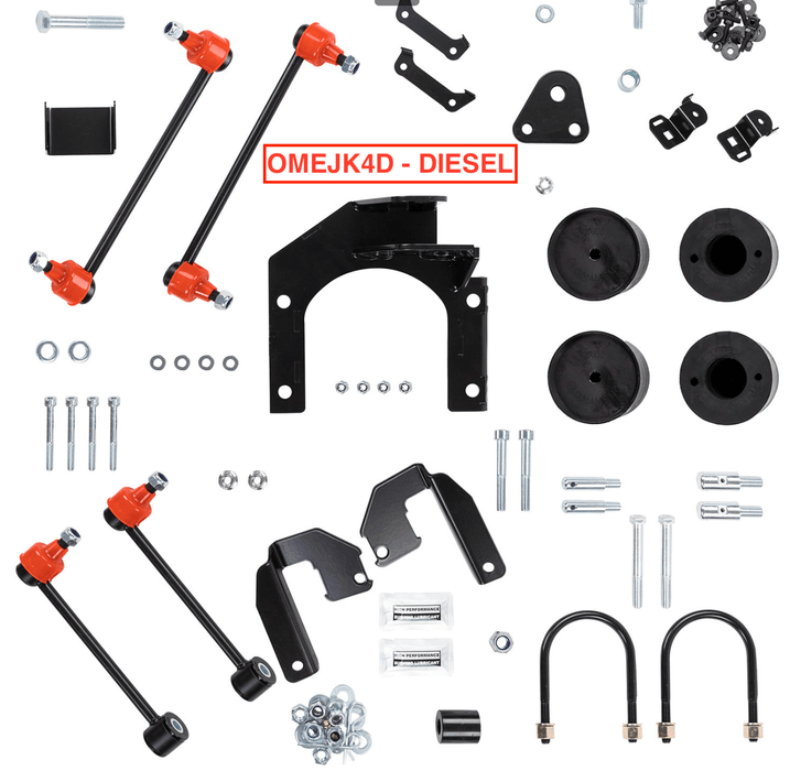 Kit sospensioni OME | Jeep Wrangler JK | Estensione +100mm - OME - Xperts 4x4