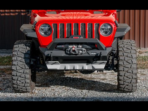 Installazione del paraurti anteriore RIVAL con luci a LED - Jeep Wrangler JK/JL/JT