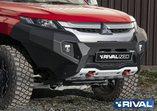 Paraurti anteriore in alluminio Mitsubishi L200 2019-2023 | RIVAL RIVAL Xperts4x4