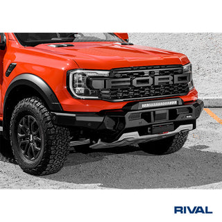 Paraurti anteriore Rival 4x4 Ford Raptor 2023+ | Alluminio Nero RIVAL 4X4 Senza Fari LED Quadrati RI2D.1813.1-NL Xperts4x4