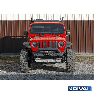 Paraurti anteriore Stubby con A-Bar Rival4x4 - Jeep Wrangler JK/JL e Gladiator JT - Xperts 4x4