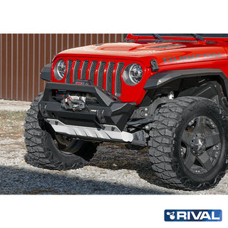 Paraurti anteriore Stubby con A-Bar Rival4x4 - Jeep Wrangler JK/JL e Gladiator JT - Xperts 4x4