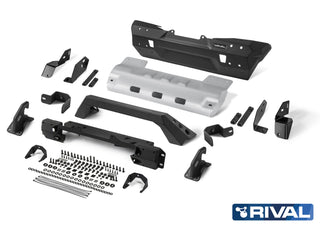 Paraurti anteriore Stubby con A-Bar Rival4x4 - Jeep Wrangler JK/JL e Gladiator JT - Xperts 4x4