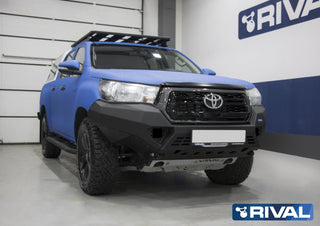 Paraurti anteriore in alluminio Rival - Toyota Hilux Invincible 2018-20 RIVAL Xperts4x4