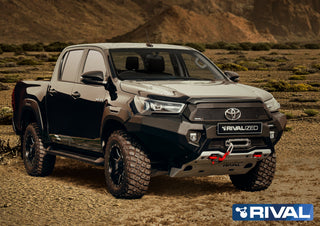 Paraurti anteriore Rival Toyota Hilux 2021 un presente leggero e robusto RIVAL Xperts4x4