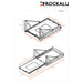 ROCKALU Vassoio inclinabile/scorrevole per frigorifero (750x430 mm) ROCK750 Rockalu