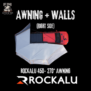 Tendalino  ROCKALU  Rockalu + Pareti - 450 | Dritto indipendente / Con pareti ROCK450R+ROCK003R Xperts4x4