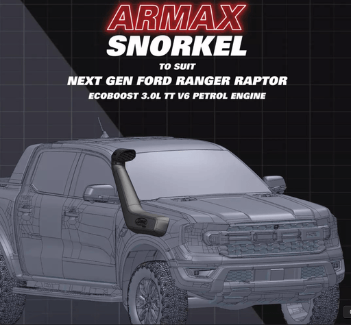 Snorkel Ford RAPTOR 2023+ | 3.0L V6 Benzina | Safari 4x4 Armax - Safari 4x4 - Xperts 4x4