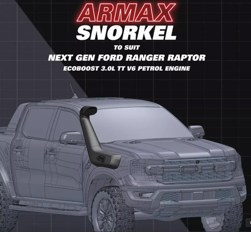 Snorkel Ford RAPTOR 2023+ | 3.0L V6 Benzina | Safari 4x4 Armax SS988HP Safari 4x4