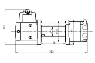 Verricello T-MAX ATW-6000 | 2720 Kg | 12V - Cavo in acciaio - T-MAX - Xperts 4x4